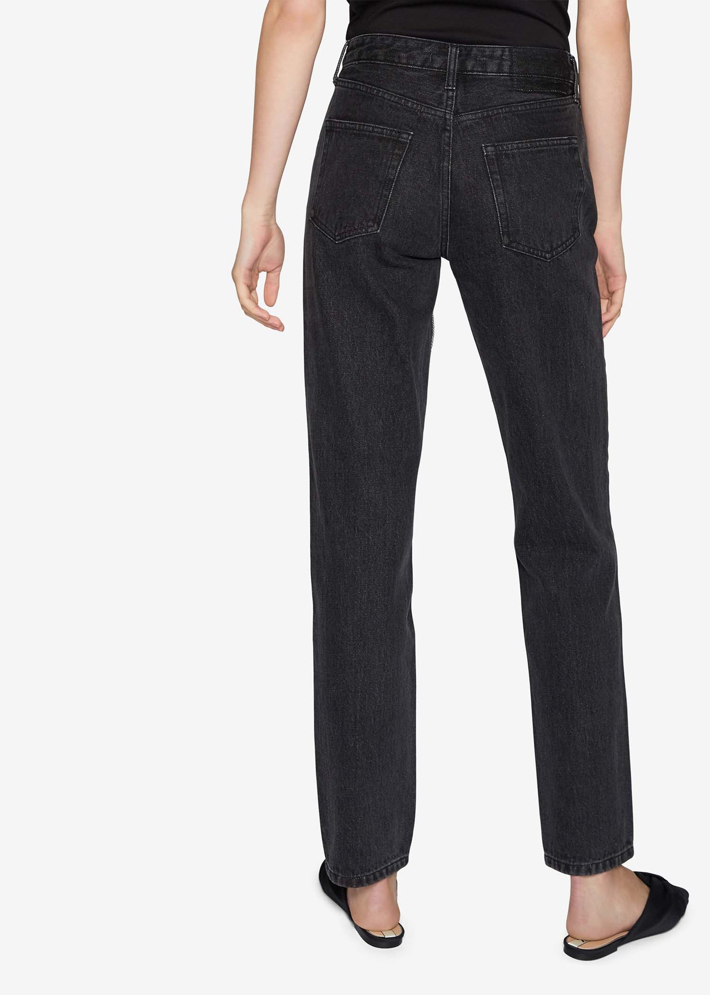 Inside Out Straight-Leg Jeans
