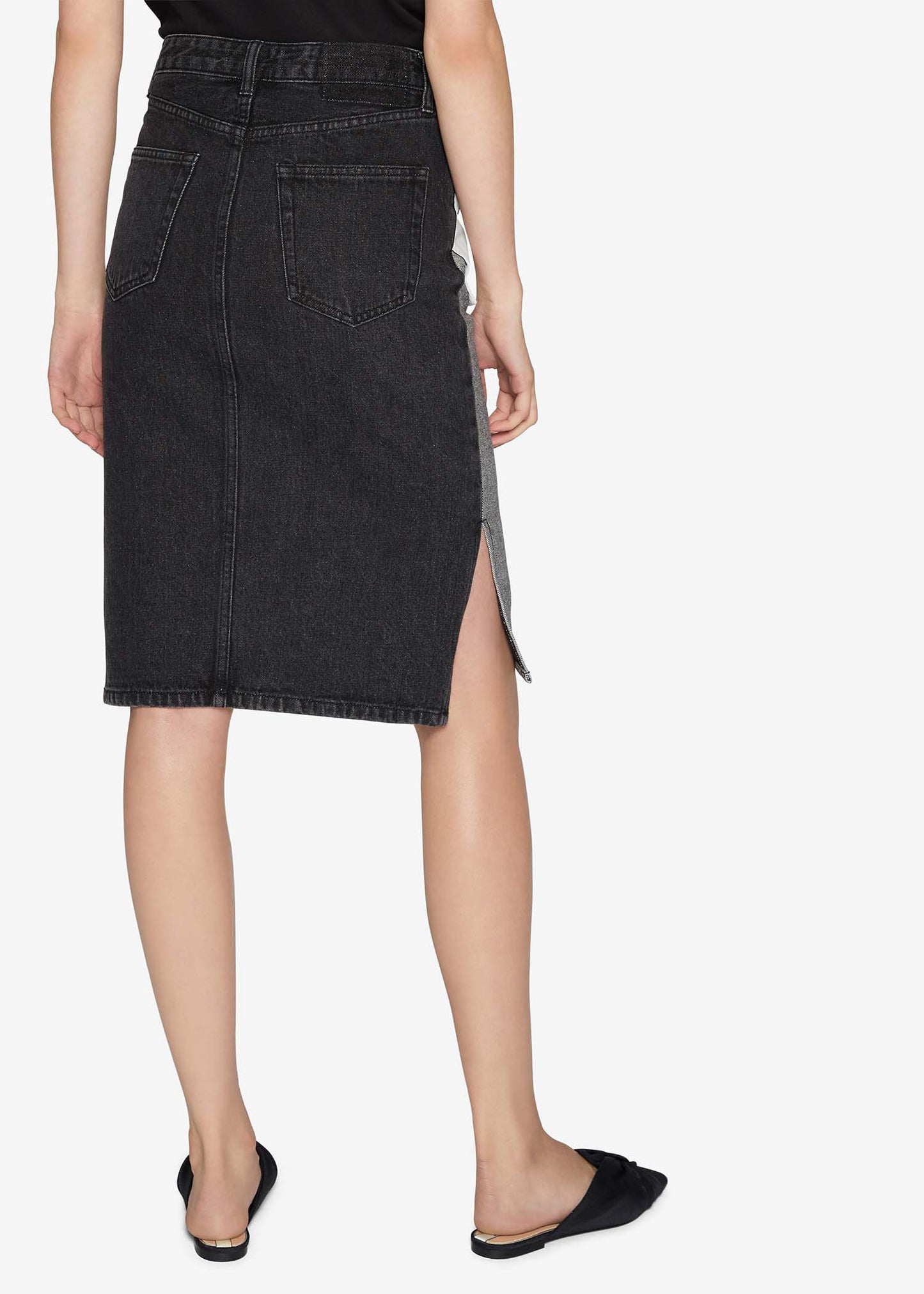 Inside Out Denim Skirt