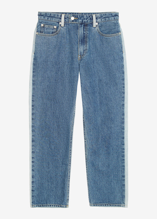 Cropped Two Tone Jeans